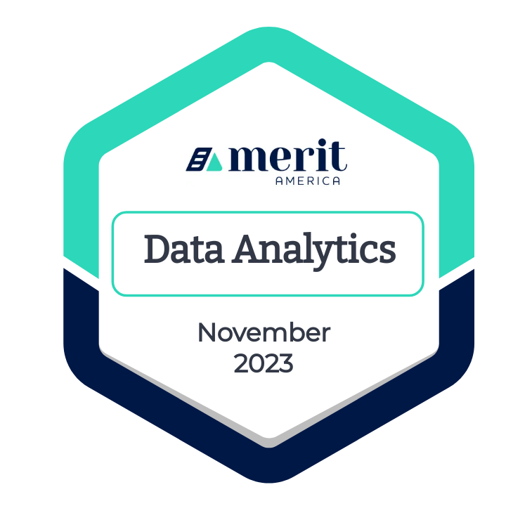 Merit America Data Analytics Badge